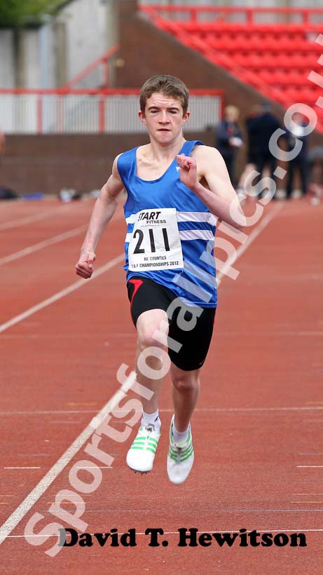 Alex Nesbitt (Morpeth), Under-15 100 metres, 2012 North Eastern Championships.